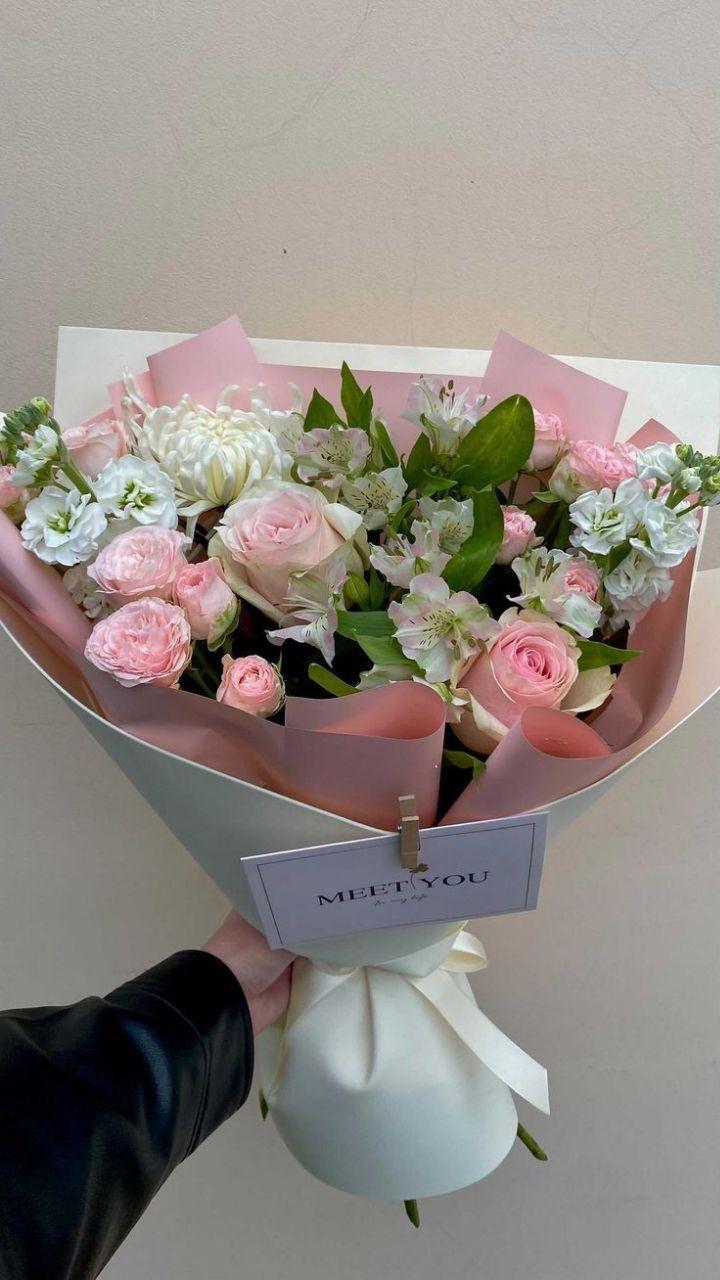 Enchanted Eve Pastel Flower Symphony